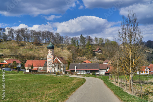 Church in a village