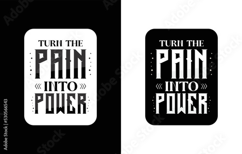 Creative typography sticker t-shirt design premium vector template