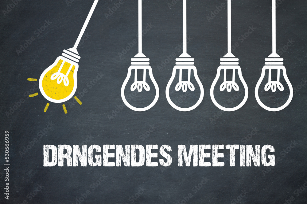 Fototapeta premium dringendes Meeting 