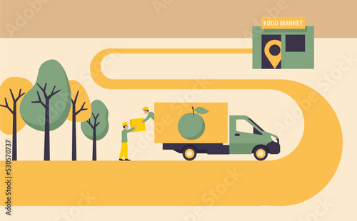 Food supply chains - from garden to market