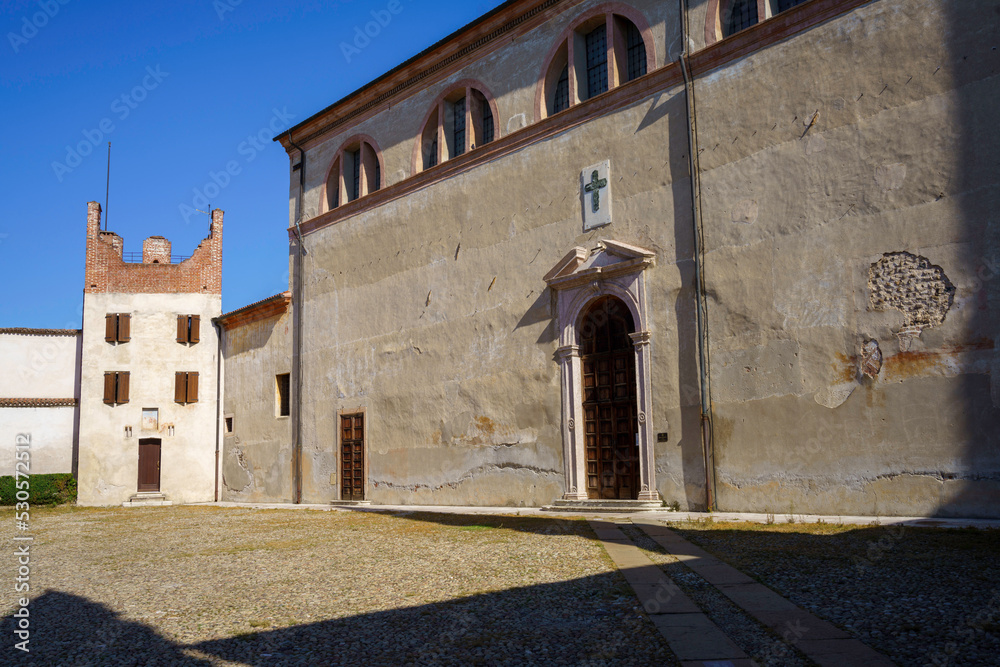 Historic buildings of Bassano del Grappa, Veneto, Italy