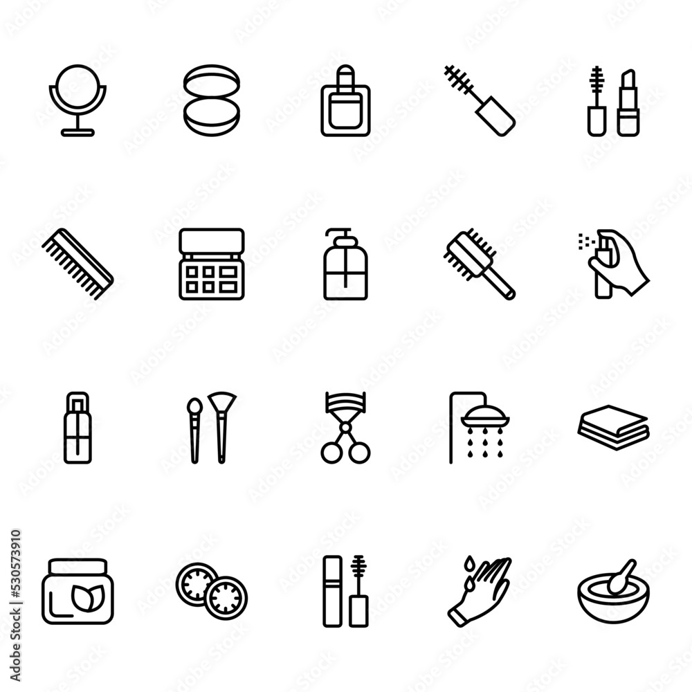Outline icon for Beauty Cosmetic Outline icon for Beauty Cosmetic
