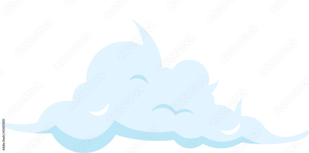 Sky cloud icon. Vector illustration