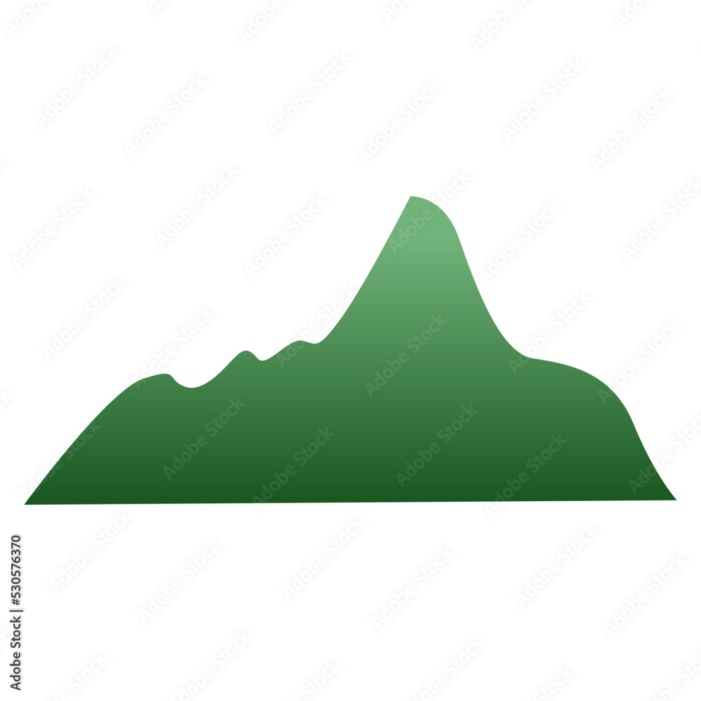 Fototapeta premium mountain scenery silhouette