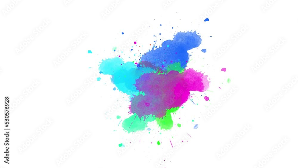 Ink brush stroke transition. Ink splash. Abstract ink brush blot, splat, fluid art, overlay, alpha matte composition, spreading brush stroke. Watercolor Ink splatter effect animation. Ink brush stroke transition. Ink splash. Abstract ink brush blot, splat, fluid art, overlay, alpha matte composition, spreading brush stroke. Watercolor Ink splatter effect animation.