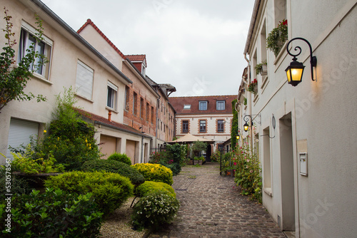 Townhouses in Montreuil sur Mer, France photo