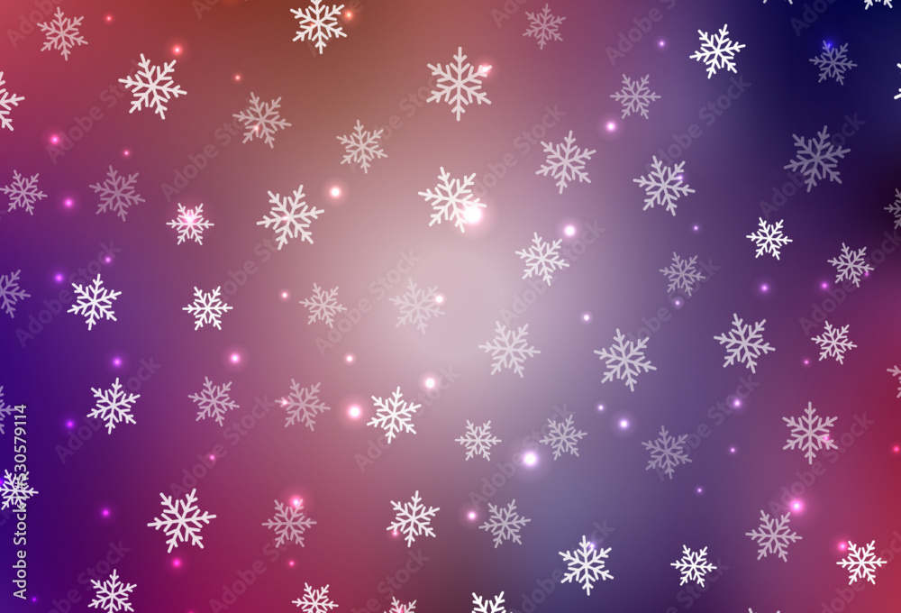 Dark Blue, Red vector pattern in Christmas style. Dark Blue, Red vector pattern in Christmas style.