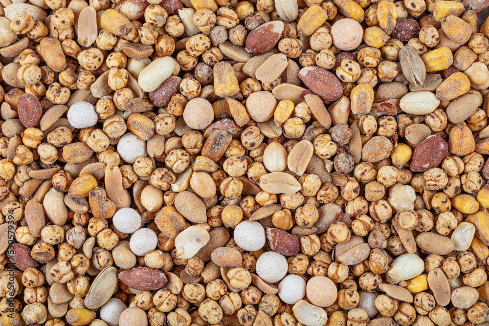 Mixed nuts, Background of various nuts (chickpeas, peanuts, pistachios, corn). Vegetarian meal. healthy eating concept. Mixed nuts, Background of various nuts (chickpeas, peanuts, pistachios, corn). Vegetarian meal. healthy eating concept.
