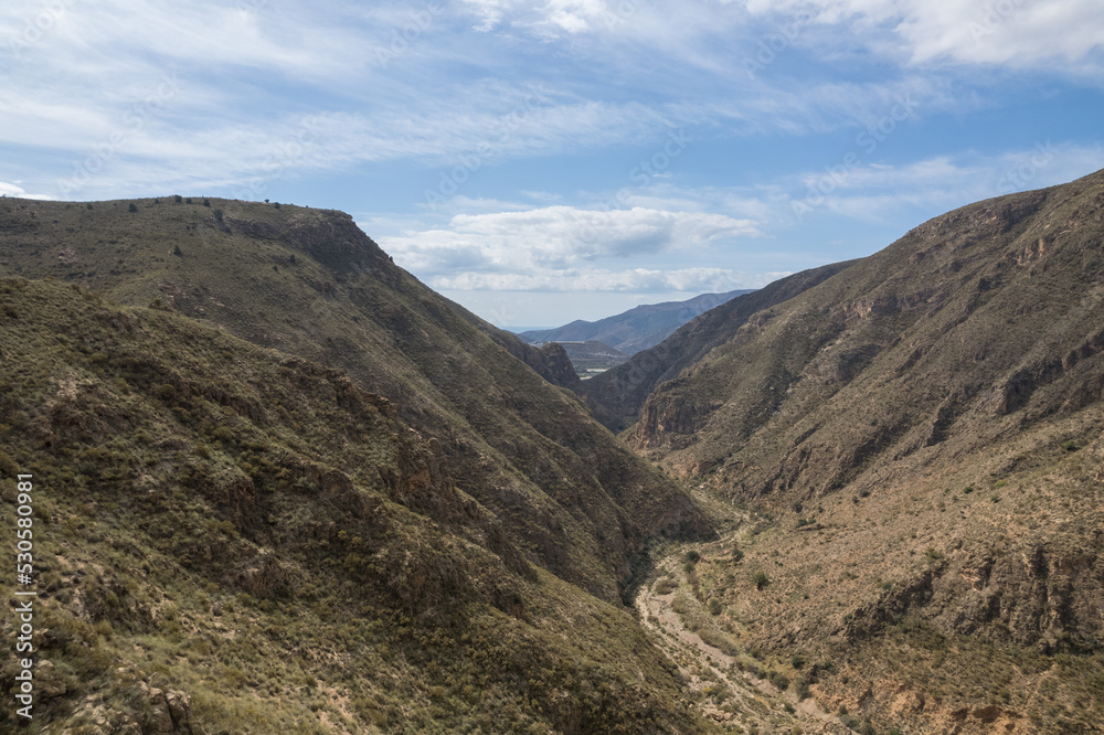 mountainous landscape in the south of Spain mountainous landscape in the south of Spain