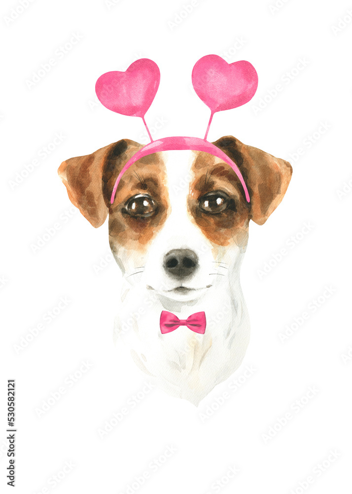 Watercolor Jack Russell illustration, cute dog breed, hipster portrait,funny character, cartoon dog in costume,clothes, accessories, hat, poster, card, invite, print,printable, flyer,it's a boy,diy Watercolor Jack Russell illustration, cute dog breed, hipster portrait,funny character, cartoon dog in costume,clothes, accessories, hat, poster, card, invite, print,printable, flyer,it's a boy,diy