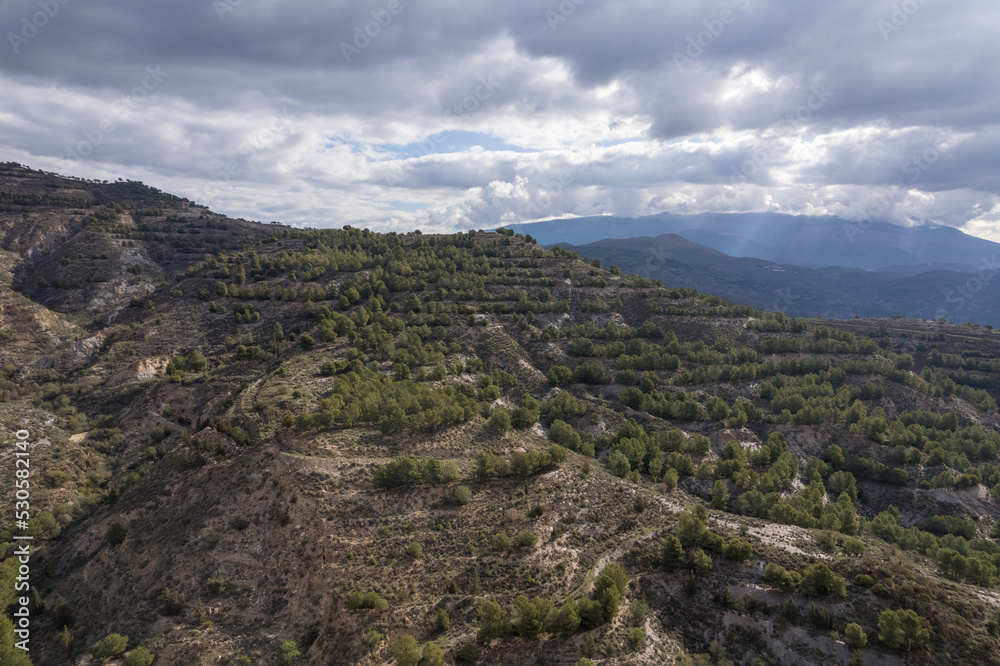 mountainous landscape in the south of Spain mountainous landscape in the south of Spain