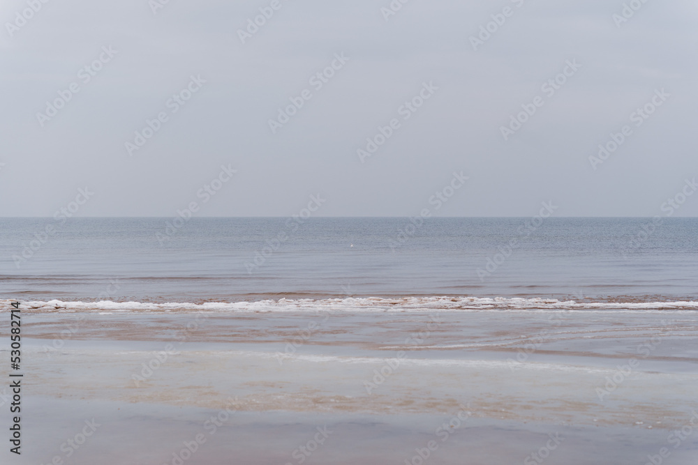 Winter seascape on the Baltic Sea in Jurmala Winter seascape on the Baltic Sea in Jurmala