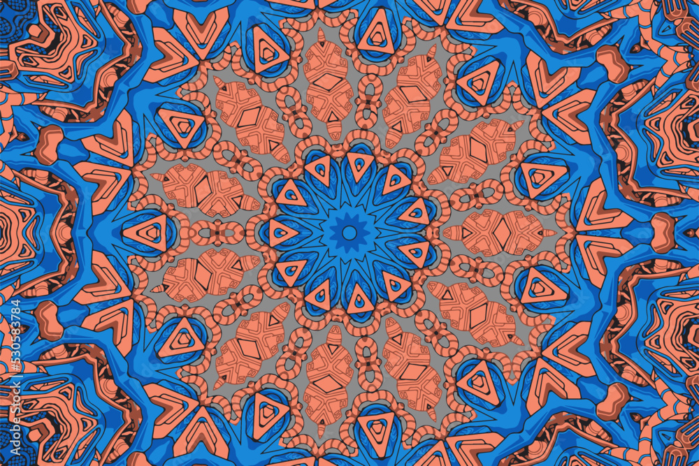 Abstract Tribal festive ethnic seamless decorative pattern