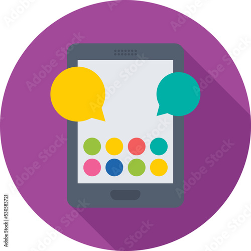 Mobile Development Colored Vector Icon