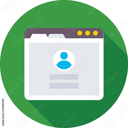 Login Colored Vector Icon