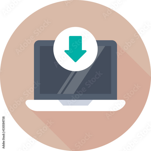 Upload Colored Vector Icon 