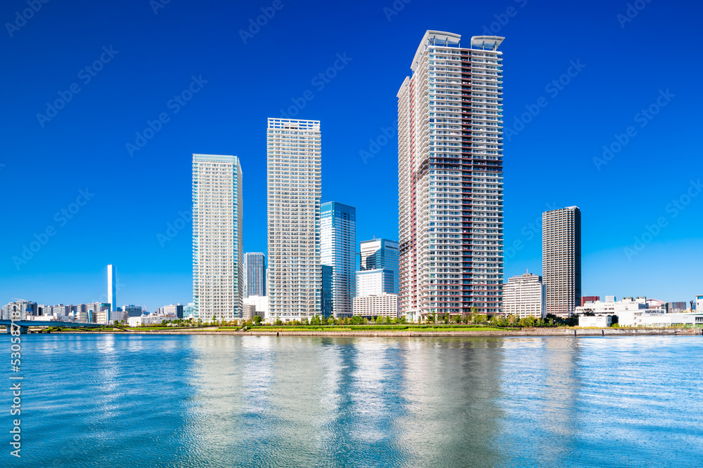Obraz premium 東京 晴海の都市風景