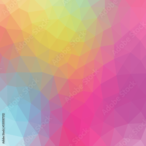 colorful theme polygon geometric.
