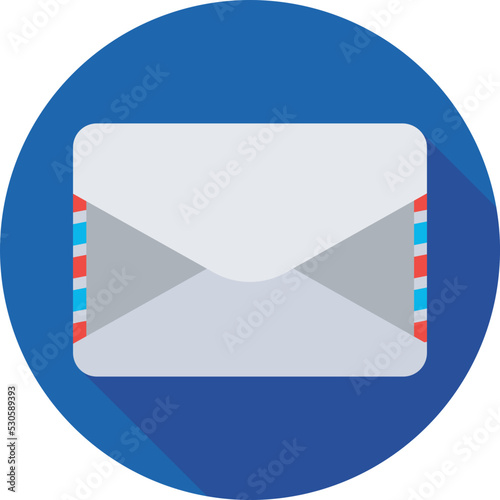 Envelope Colored Vector Icon