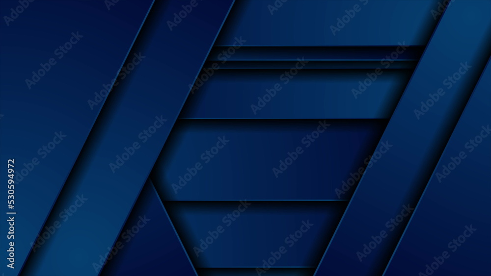 Dark blue geometric stripes abstract corporate background Dark blue geometric stripes abstract corporate background