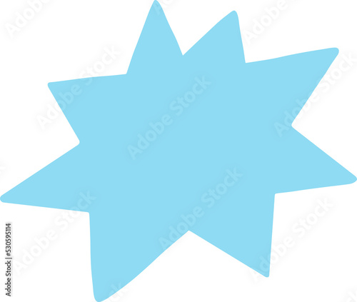 Starburst speech bubble