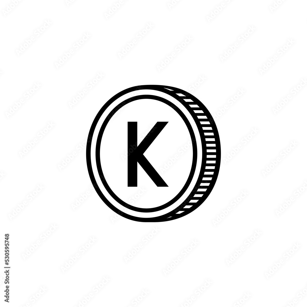 Myanmar Currency Icon Symbol. Kyat, MMK. Vector Illustration Myanmar Currency Icon Symbol. Kyat, MMK. Vector Illustration