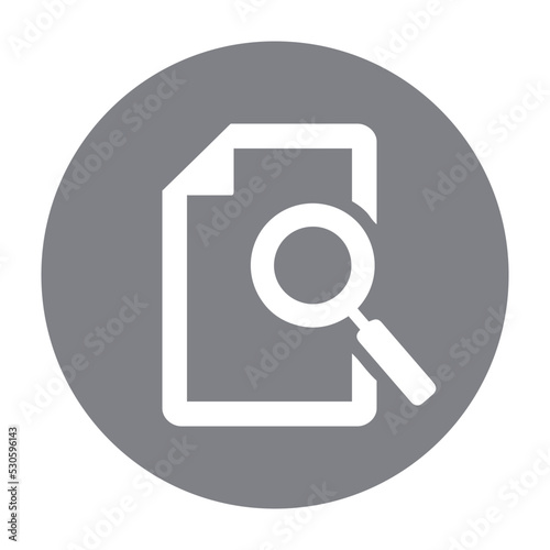 File search Isolated Vector icon which can easily modify