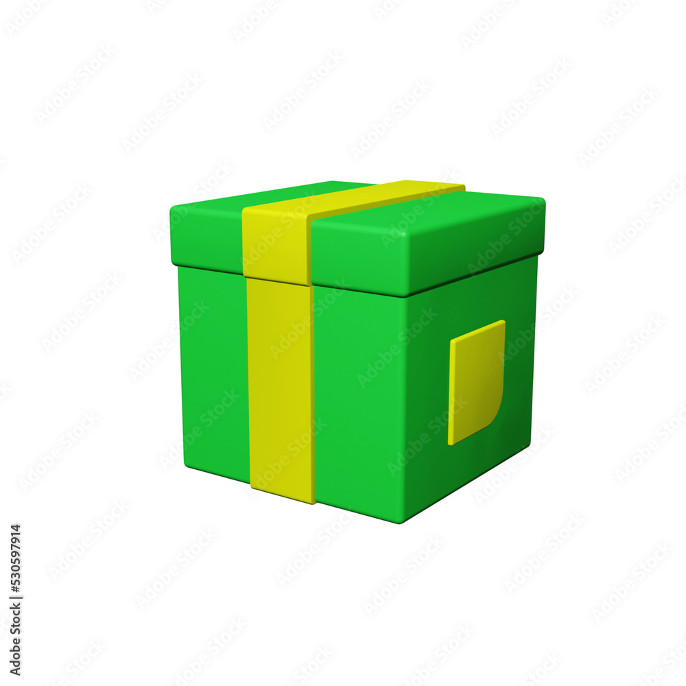 Fototapeta premium 3d icon Delivery Order Box
