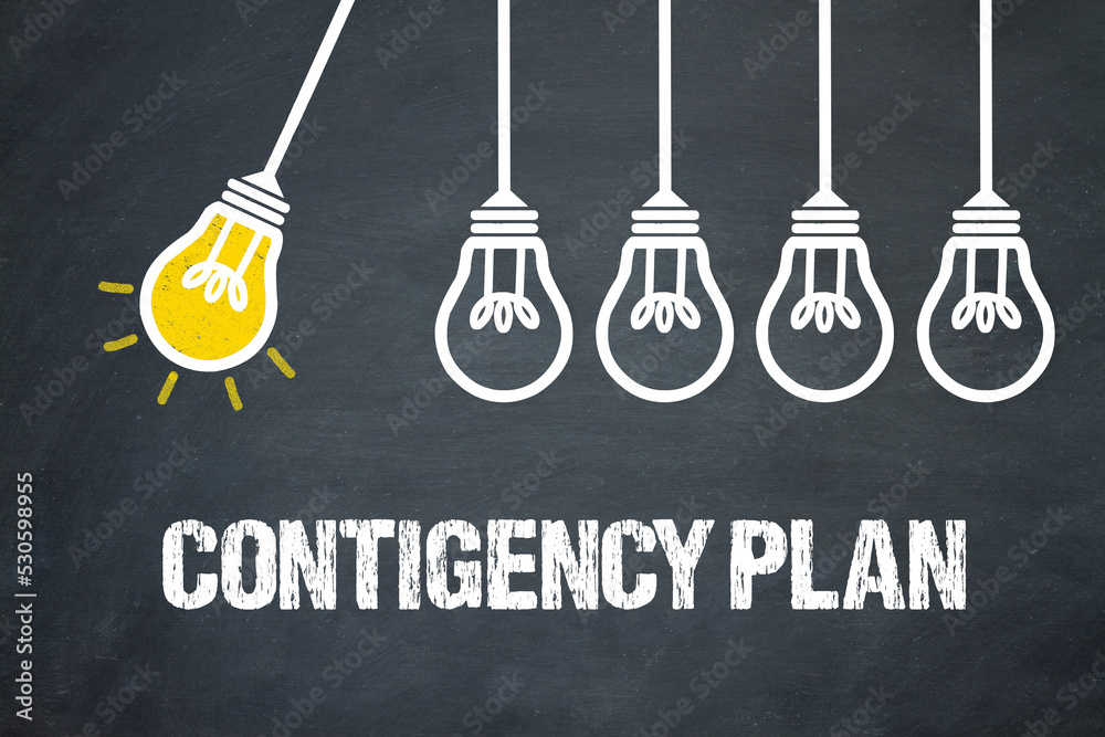 Fototapeta premium contigency plan