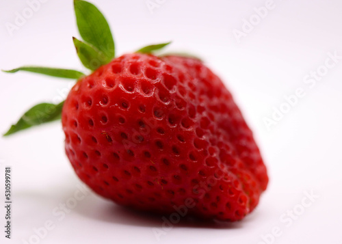 strawberry on white background