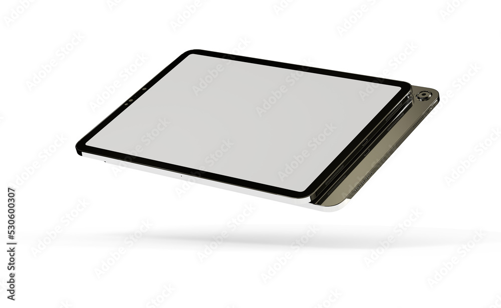 Realistic horizontal black tablet pc pad computer mockups Realistic horizontal black tablet pc pad computer mockups