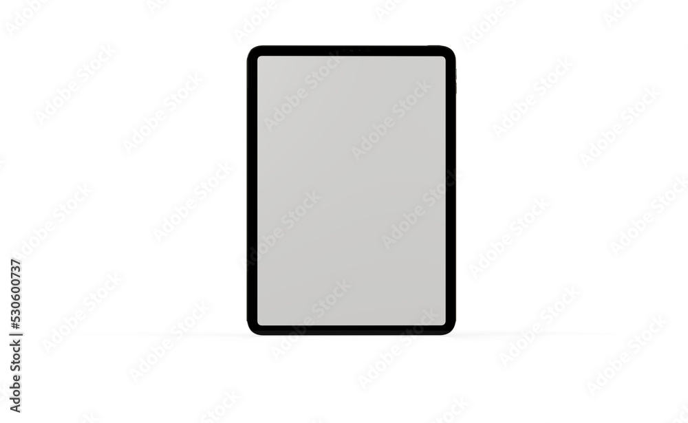 Modern black tablet computer isolated on white background. Tablet pc Modern black tablet computer isolated on white background. Tablet pc