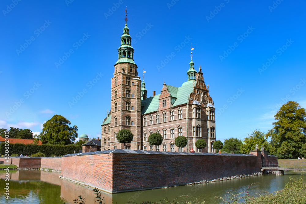 Rosenborg Castle in Copenhagen / Denmark