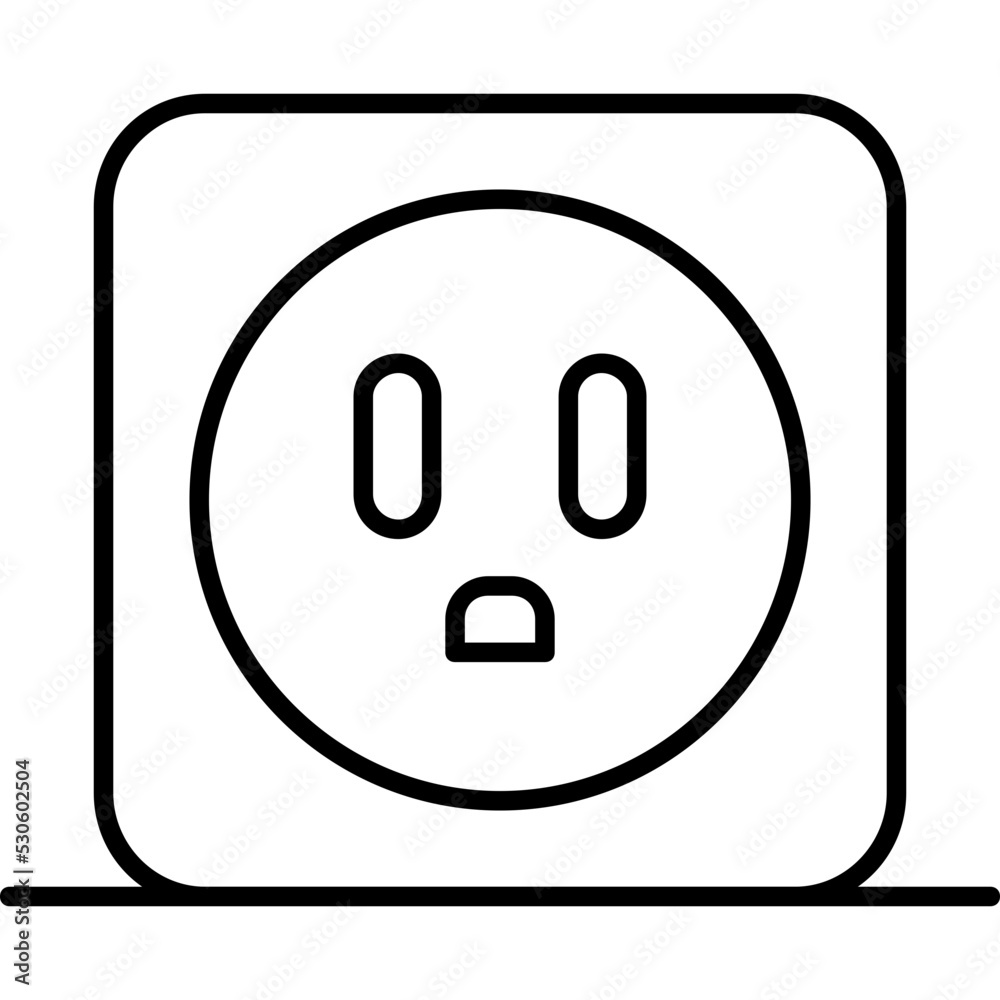 Power Socket Icon Power Socket Icon