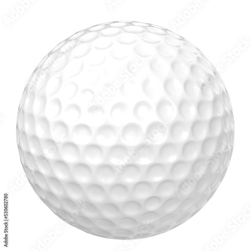 Tablou canvas 3D rendering illustration of a golf ball