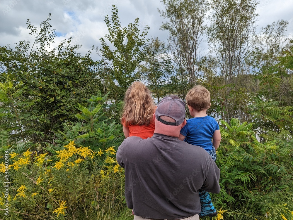 Fototapeta premium parent and child