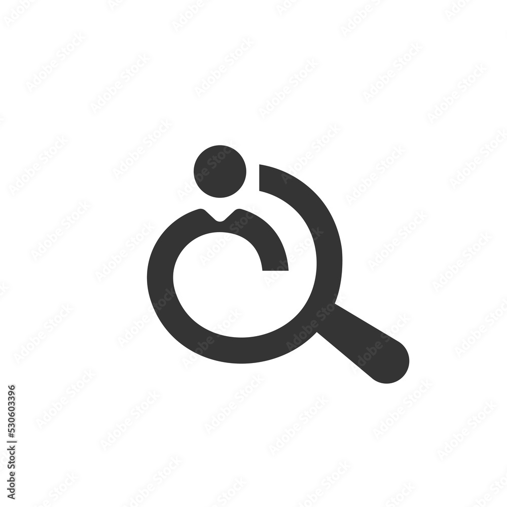 Search Job Icon, vector template Search Job Icon, vector template