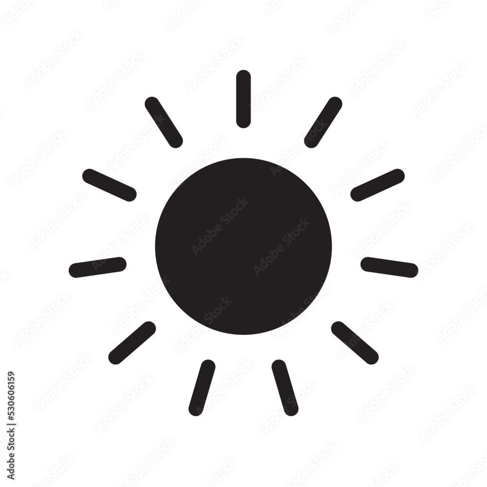 Summer Sun Icon Vector Illustration Design Summer Sun Icon Vector Illustration Design