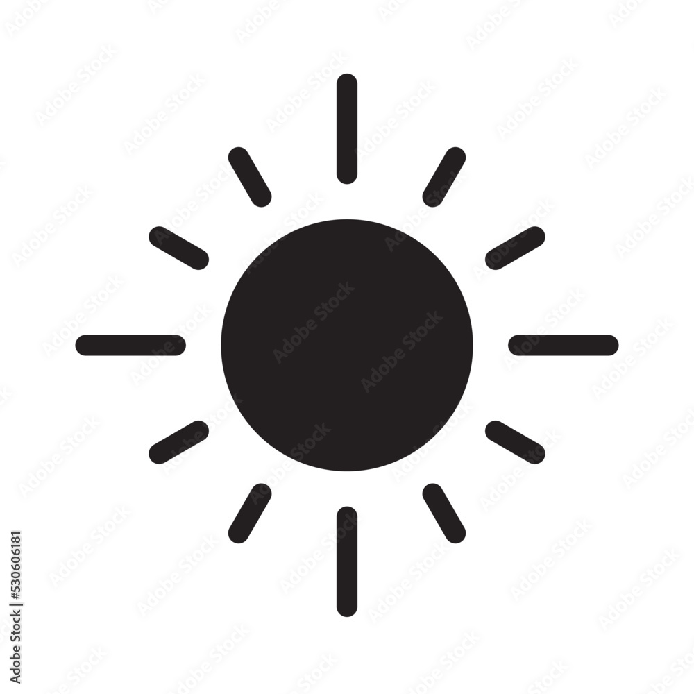 Summer Sun Icon Vector Illustration Design Summer Sun Icon Vector Illustration Design
