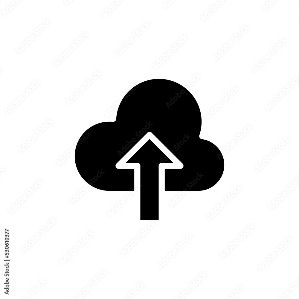Download vector icon, install symbol. Modern, simple flat vector illustration for web site or mobile app on white background Download vector icon, install symbol. Modern, simple flat vector illustration for web site or mobile app on white background