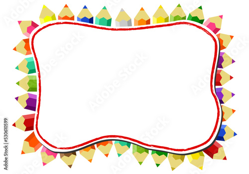 色鉛筆フレーム１０