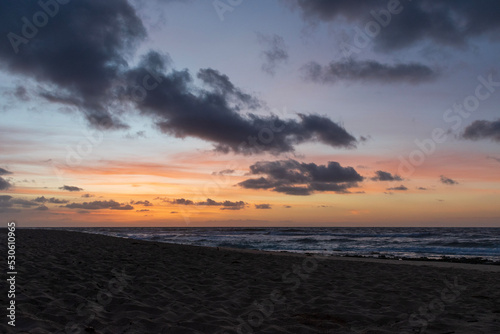 sunset at the beach