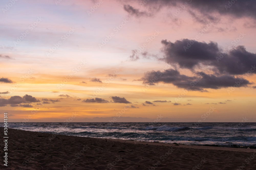 Fototapeta premium sunset on the beach