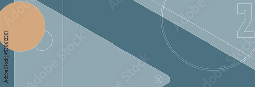 Abstract frn with different shapes and numbers