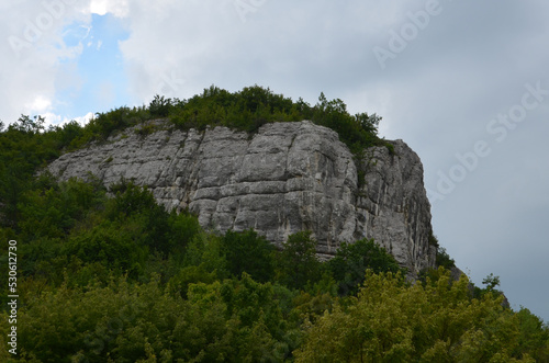 Mountain landscape of the Burunchak plateau