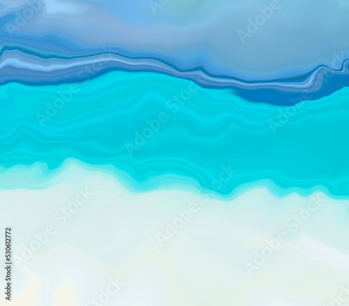 Abstract liquid blue sea wallpaper. © Clip Arts Fusion 