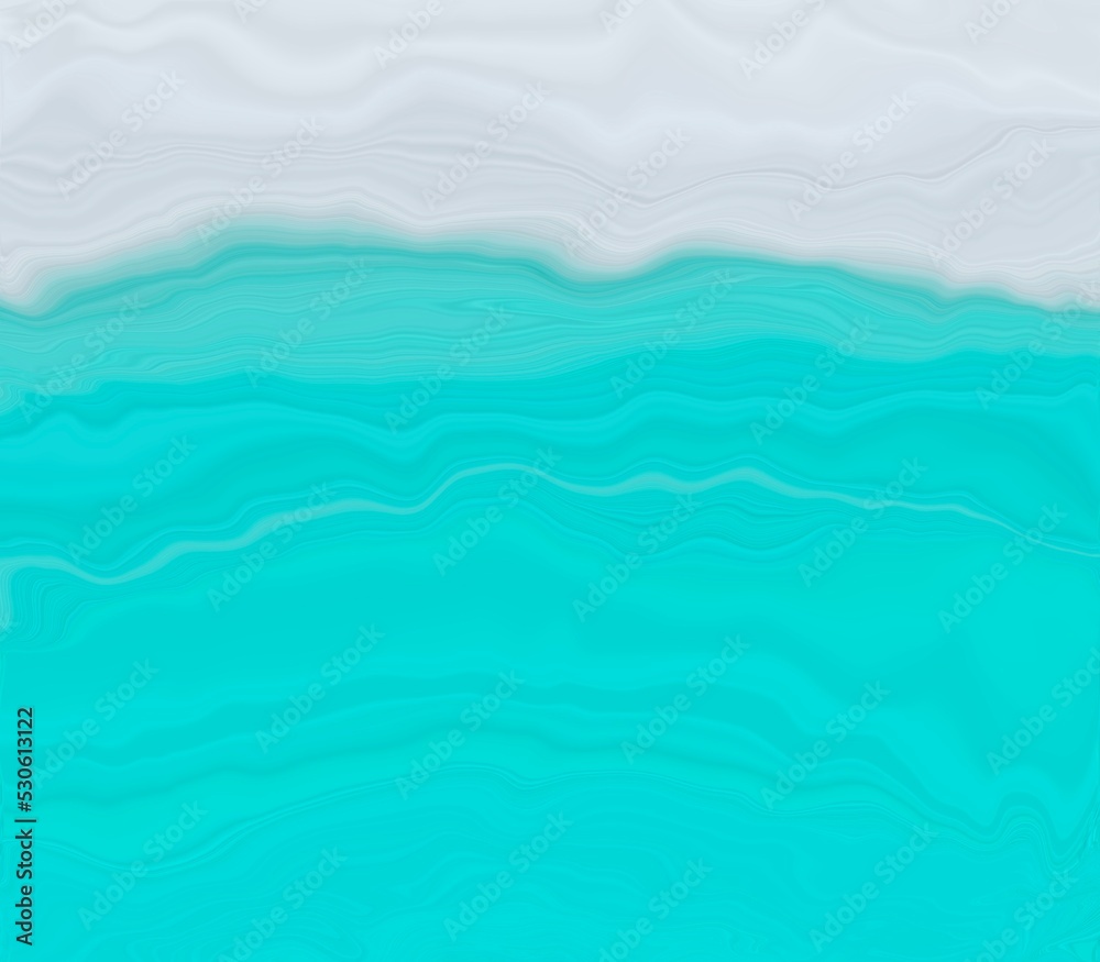 Fototapeta premium Beautiful liquid blue sea desktop wallpaper.