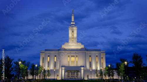 Pocatello Idaho Temple LDS Mormon Church of Jesus Christ Religion Sacred photo