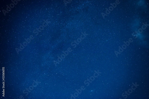 Dark night sky with many stars