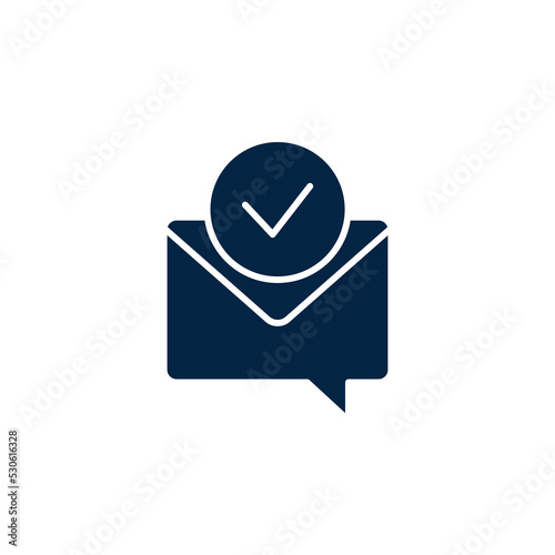 confirmation letter line icon. Simple element illustration. confirmation letter concept outline symbol design.